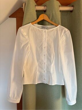 Salter House Topstitch blouse